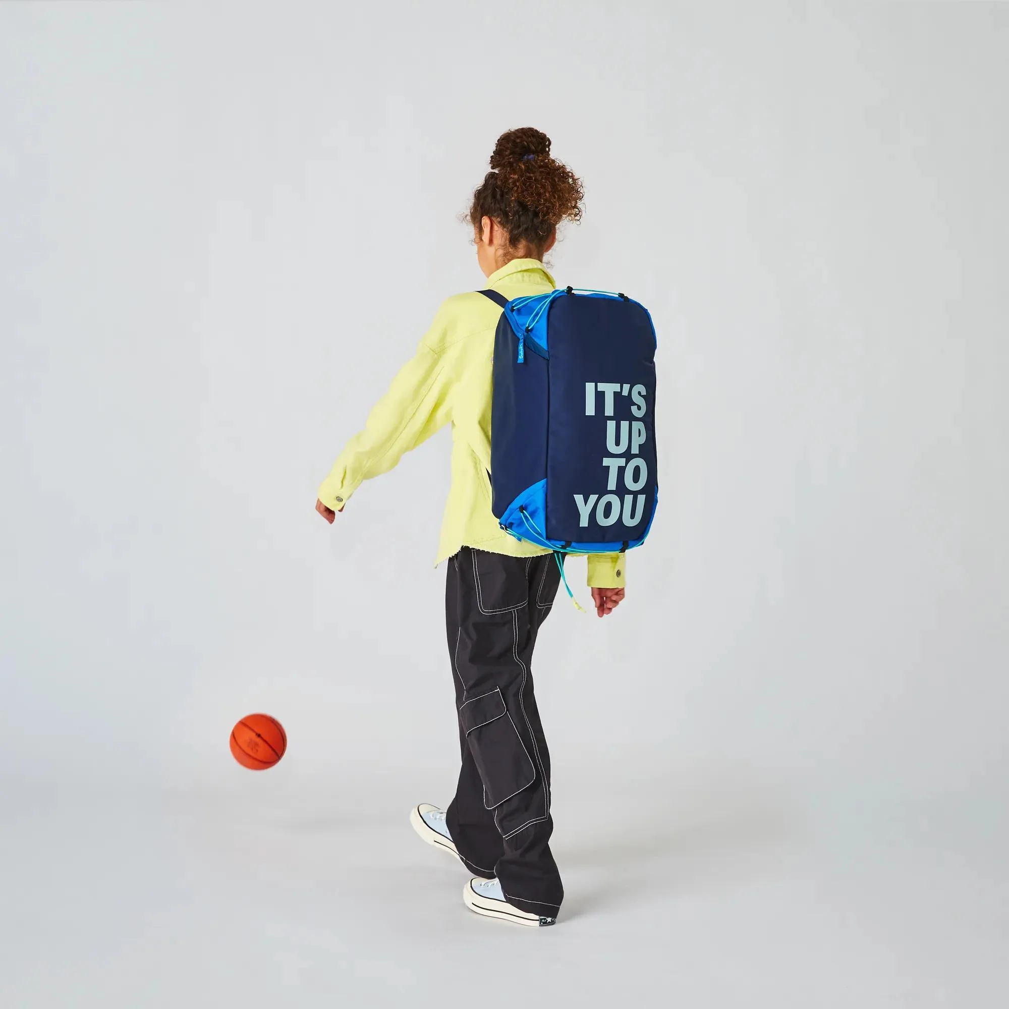 Duffle Bag Crossed Blue