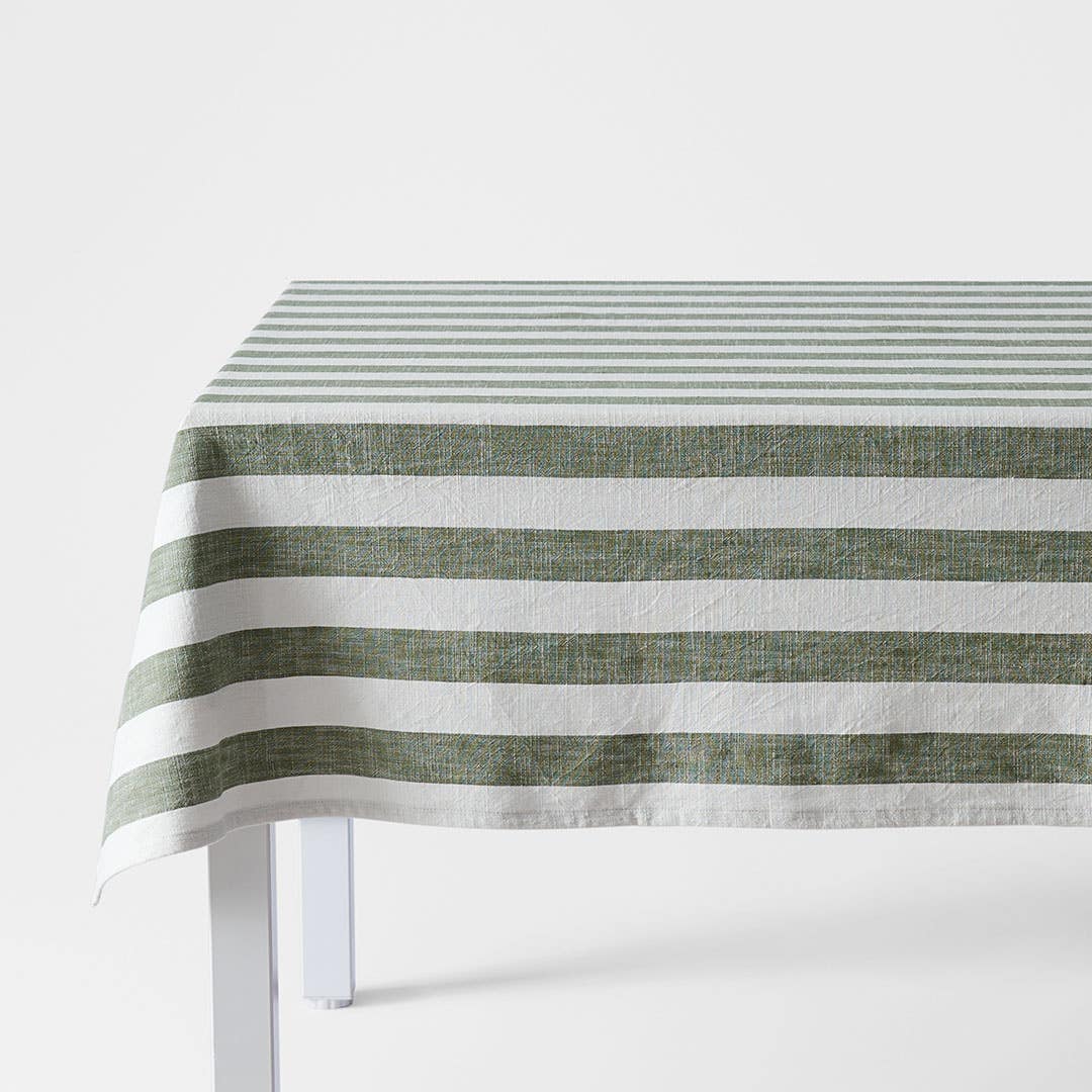 Cora Striped Napery - Khaki