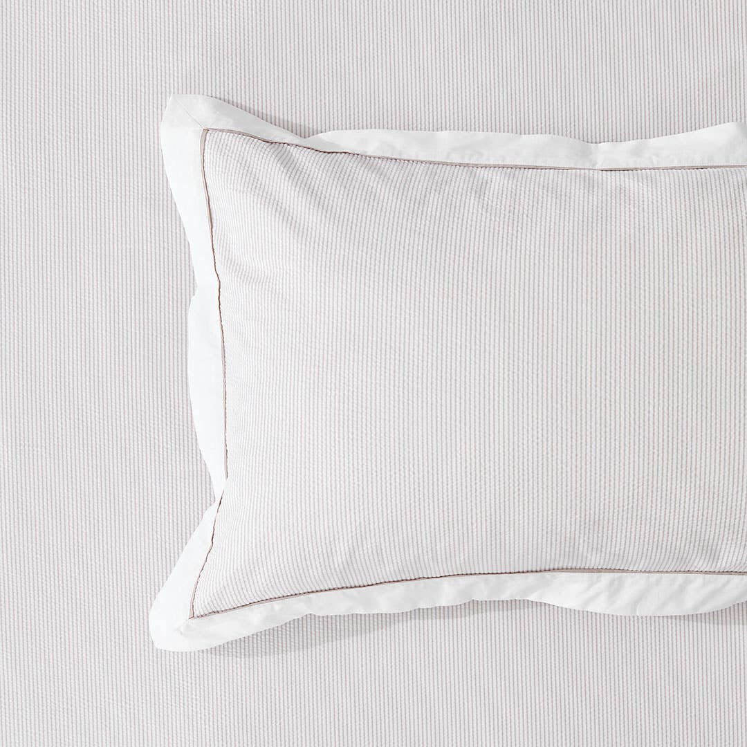 Portofino Quilt Cover - Taupe