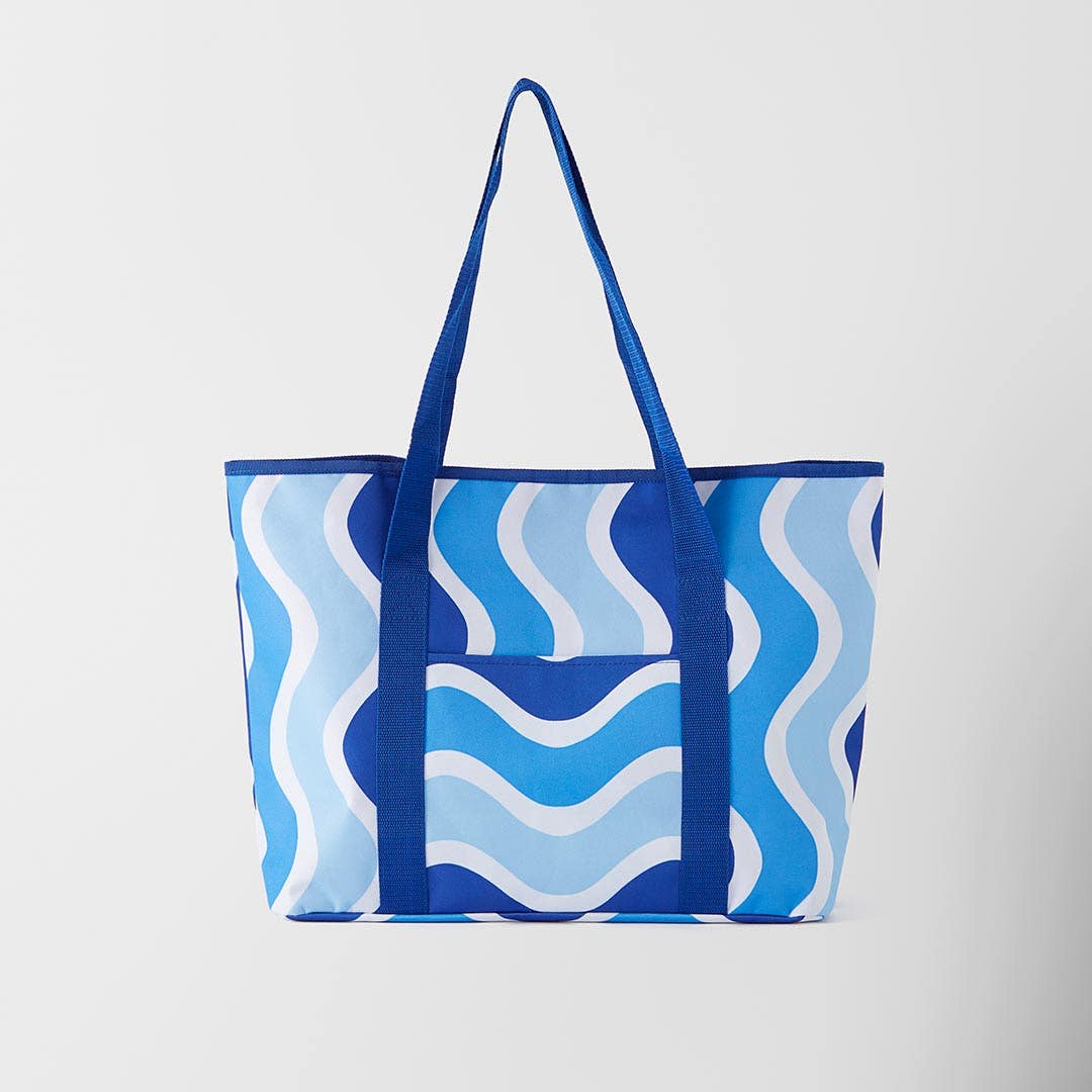 Wavy Days Everything Tote