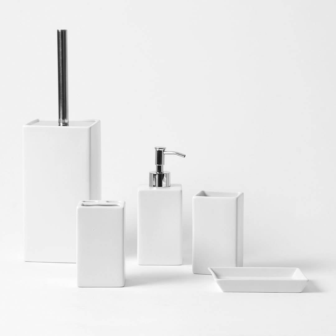 Dolomite Bathroom Accessories - White