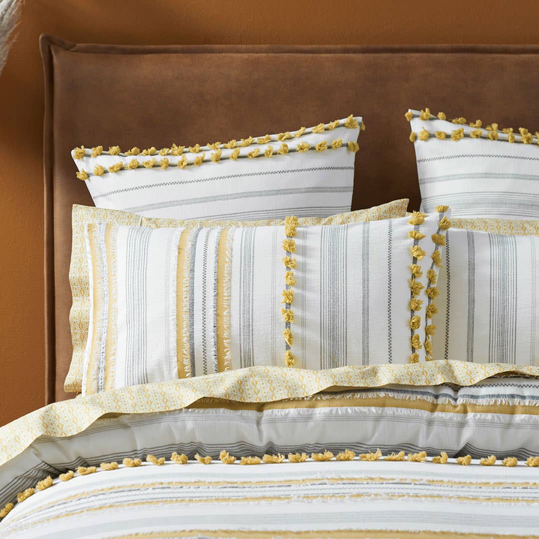 Chantico Quilt Cover - Mustard