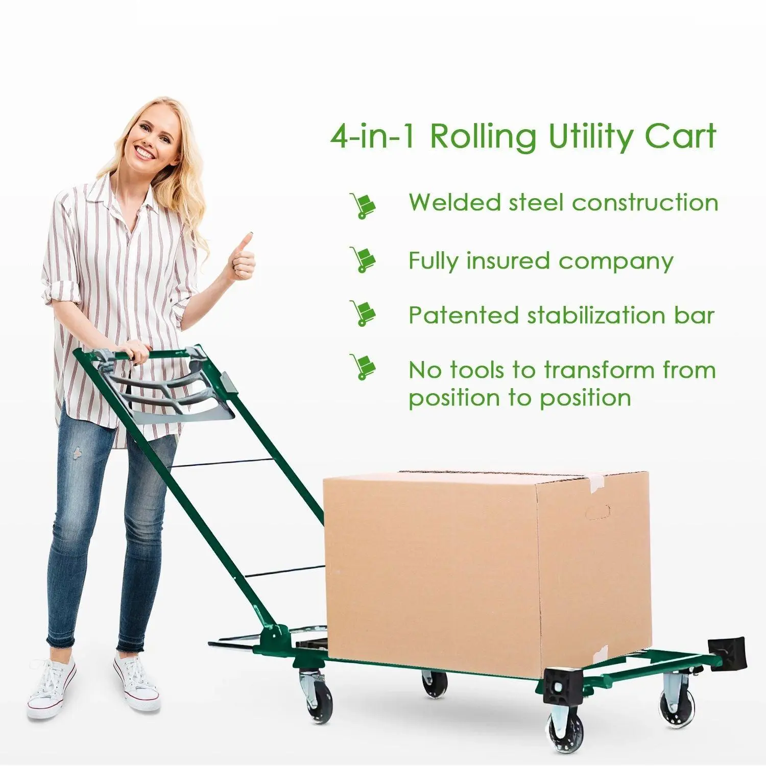 💥Today's promotion💥4-in-1 Rolling Car