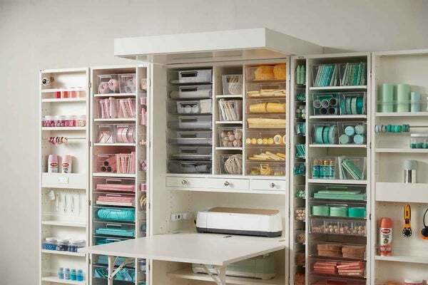 🤩Only 39.90🤩【Limited to one purchase per person】🔥Miscellaneous Storage Craft & Sewing Armoire