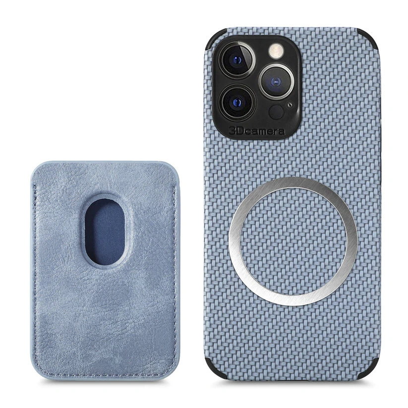High quality carbon fiber phone case with Magsafe card holder