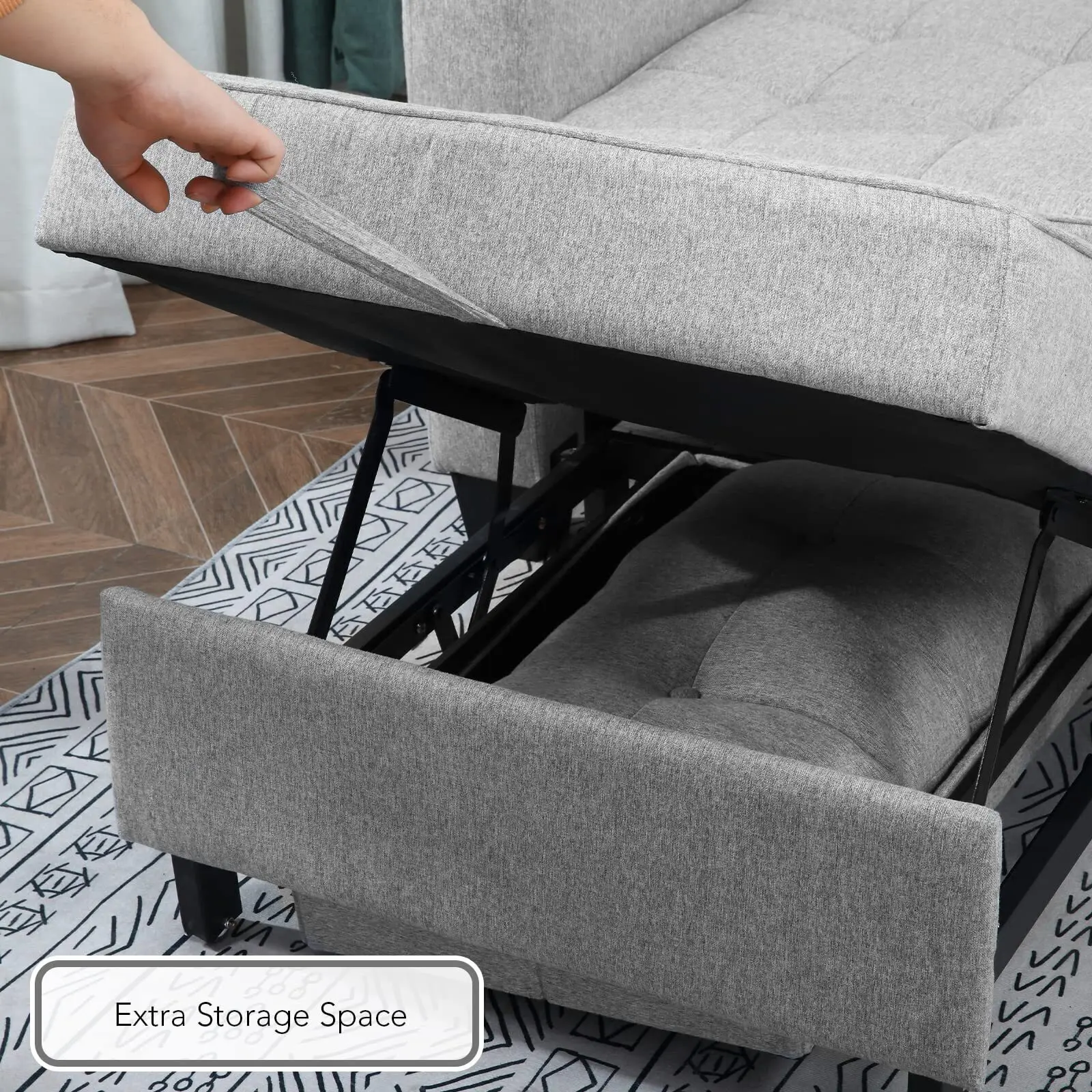 🔥Limited Stock Alert - Futon Chair Bed Convertible Chair