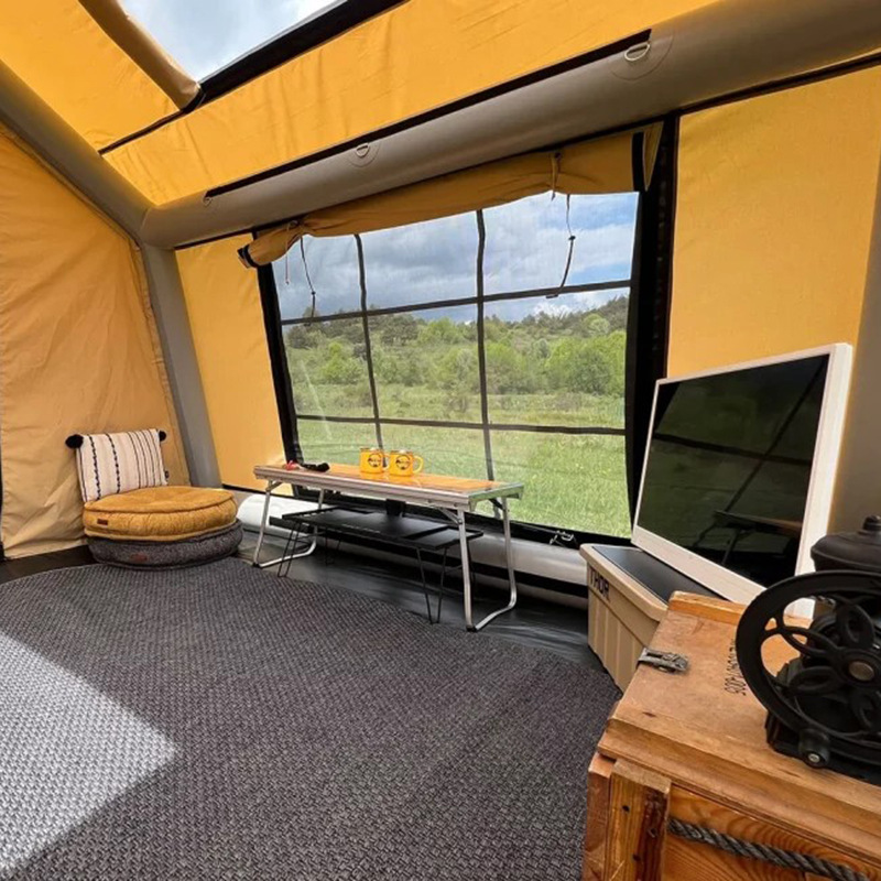 🏕️Light luxury fortress|Inflatable instant molding🔄