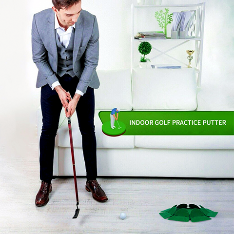 Flocking putter disc golf