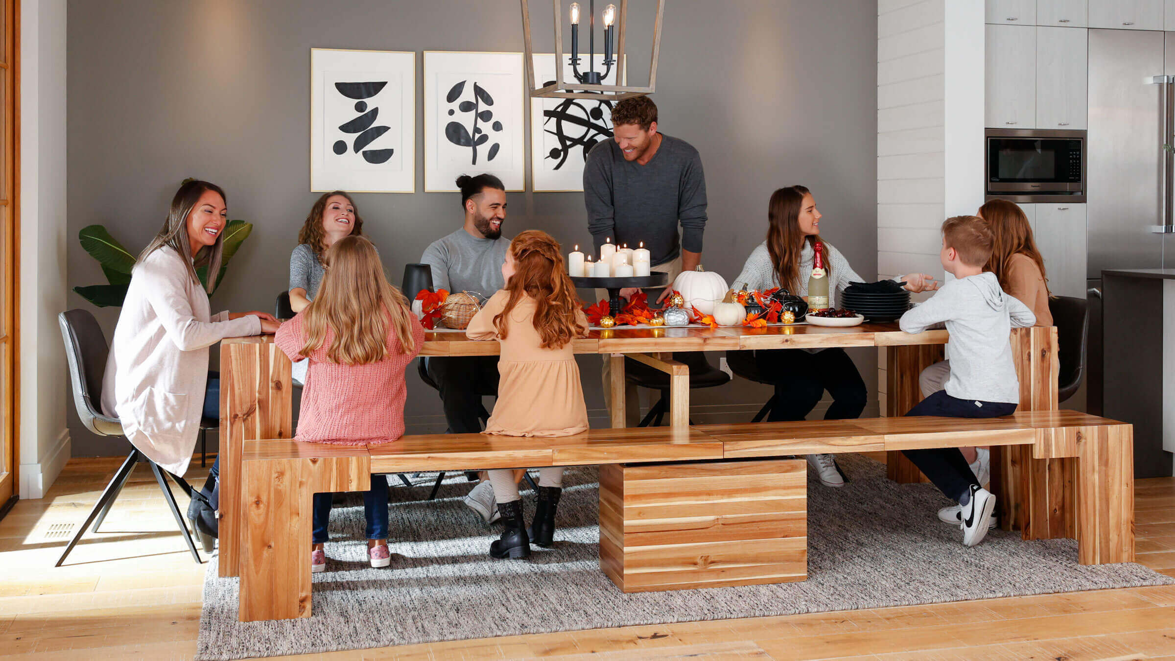 💰Limited purchase🎁Super Versatile Extendable Dining Table