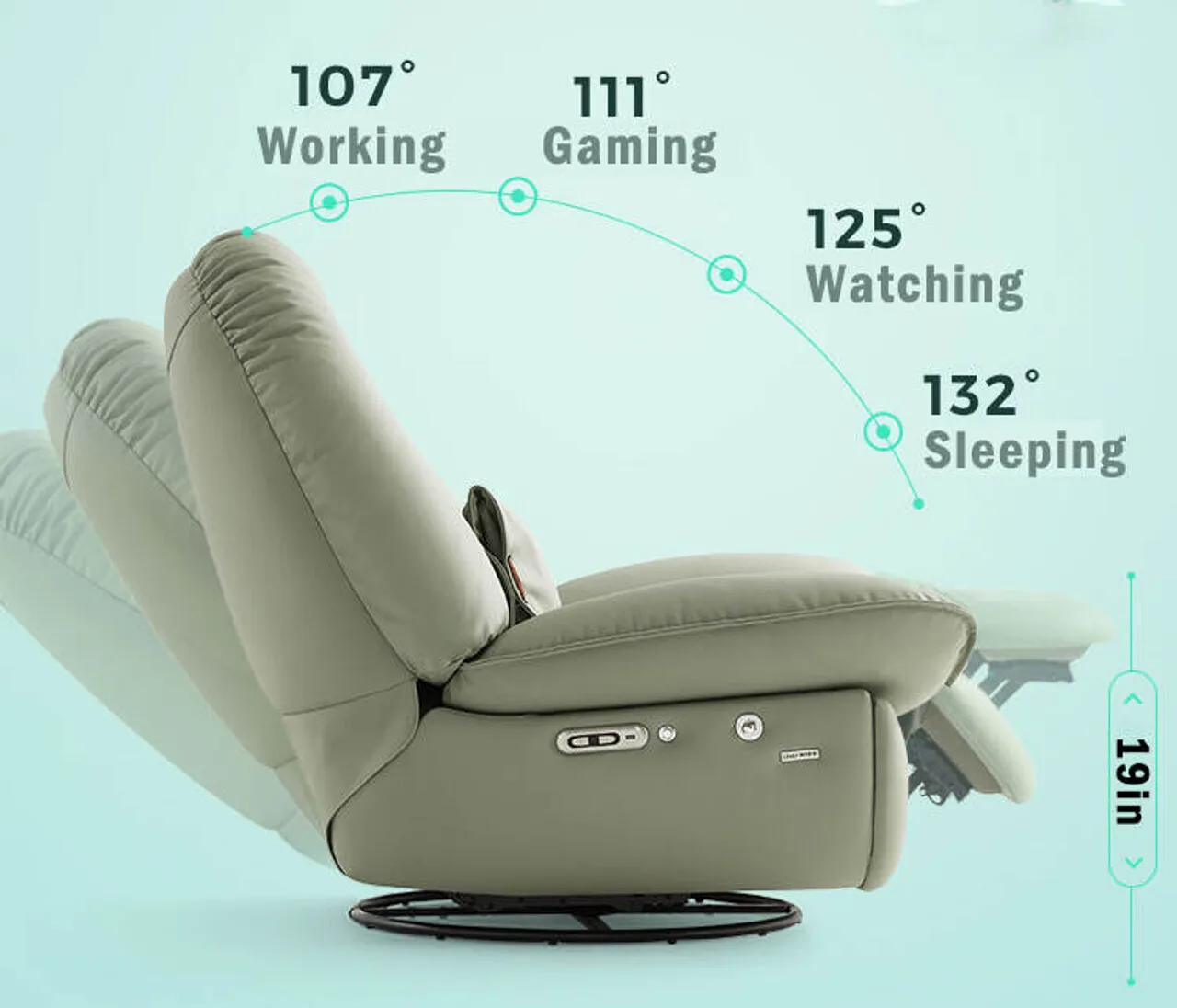 🌞Year-end promotion🌞Voice Control Smart Armchair Smart Electric Sofa Chair