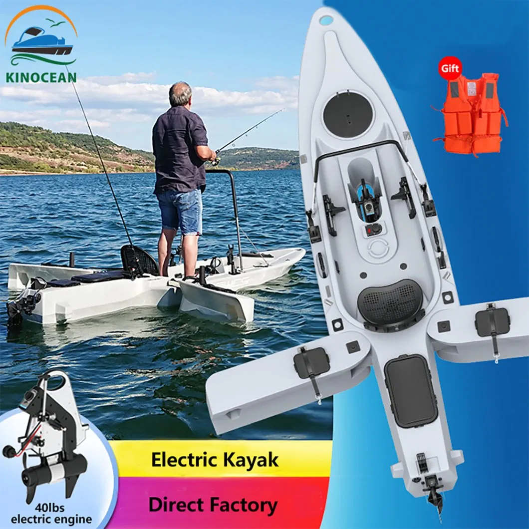 ⏰Factory Stock Clearance🛶Electric Fishing Kayak