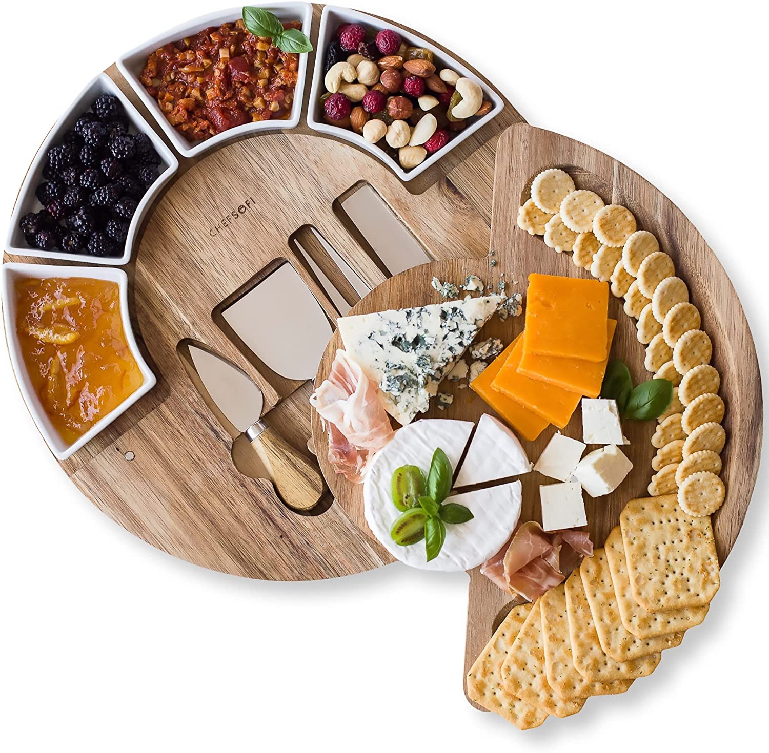 💥New Arrival💥Swiveling Cheese Board Set🎁BUY 1 GET 1 FREE
