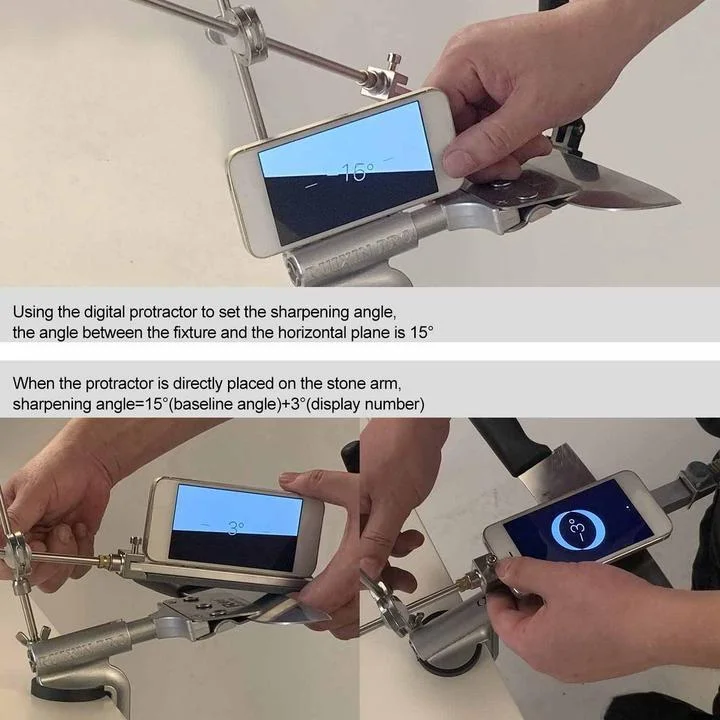 🔥Best sellers🔥PRO KNIFE Sharpener With 4 Whetstones