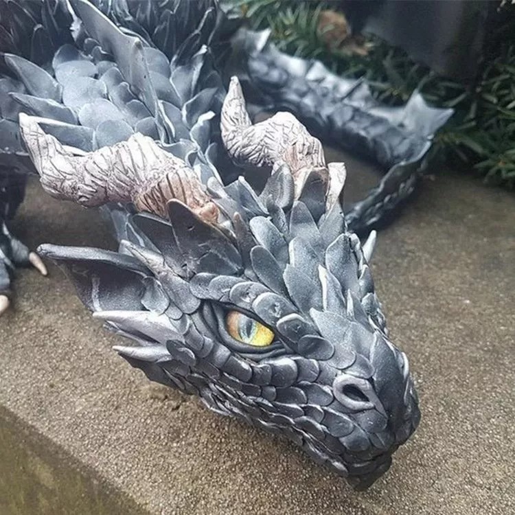 🔥Low Stock🔥Large Squatting Dragon Sculpture