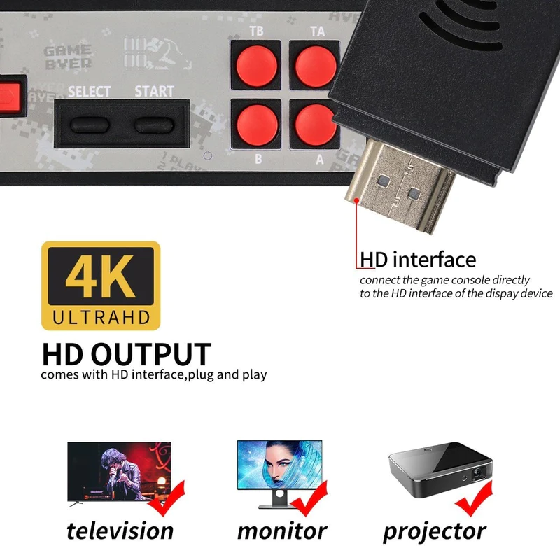 NEW RETROSTICK 4K 2.1 UPGRADED