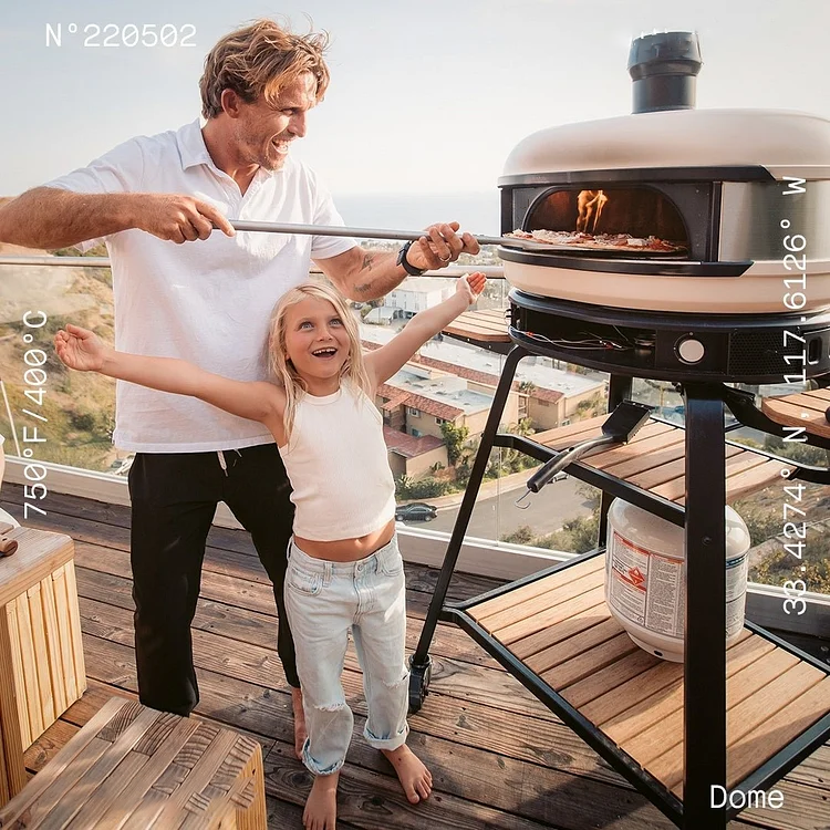 Outdoor Oven Propane Gas & Wood-Fired Dual Fuel