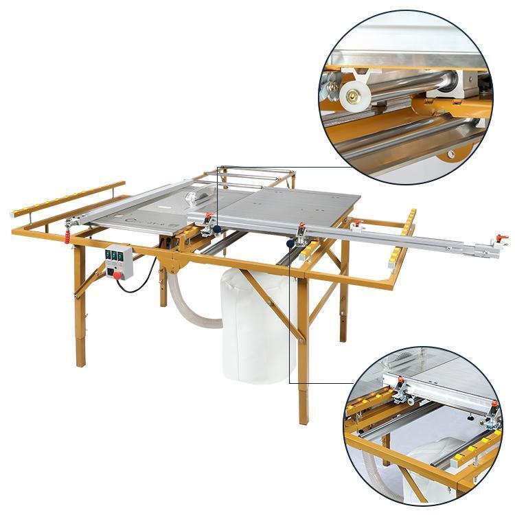 💥Offre spéciale d'été 2023 maintenant💥BLWJ100B - Scie circulaire pour le travail du bois, scie à table coulissante