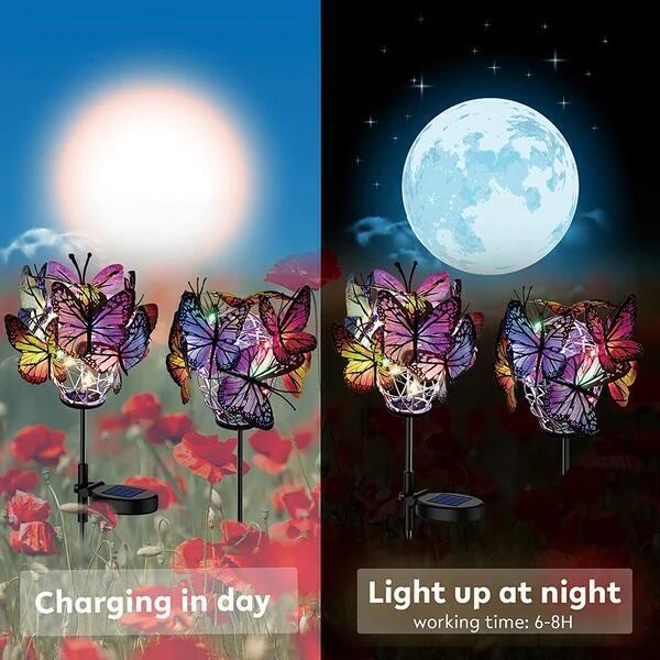🦋BUY 1 GET 1 FREE - Solar Butterfly Stake Lights 🦋