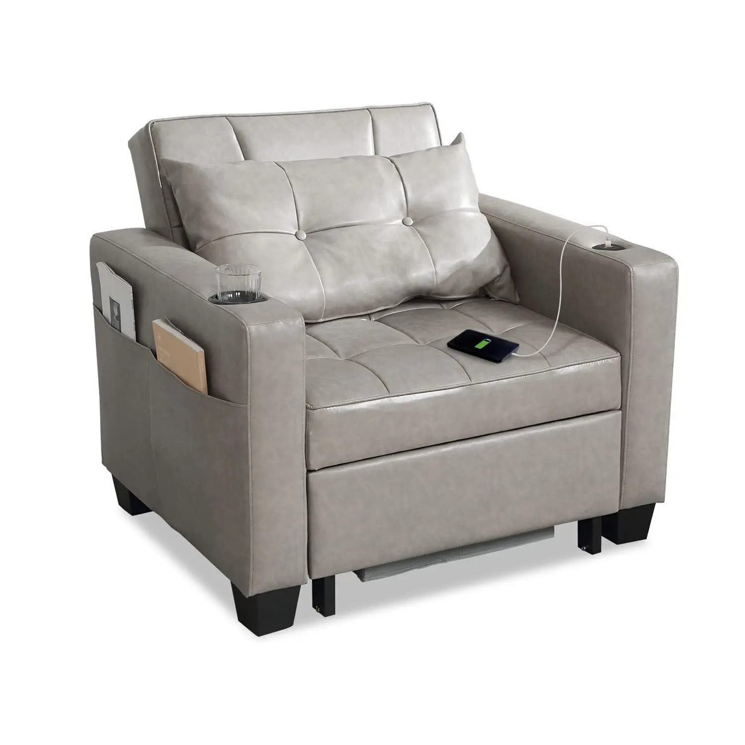 🔥Limited Stock Alert - Futon Chair Bed Convertible Chair