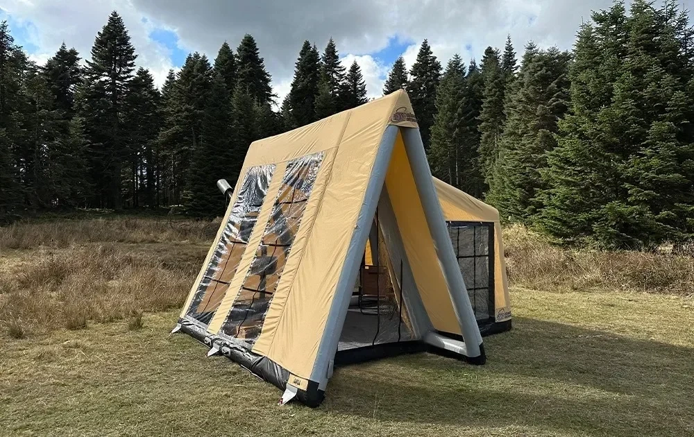 🏕️Light luxury fortress|Inflatable instant molding🔄