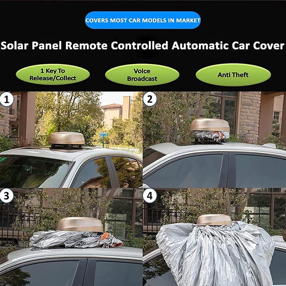 📣🔥Clearance Sale💥Fully automatic solar smart car cover