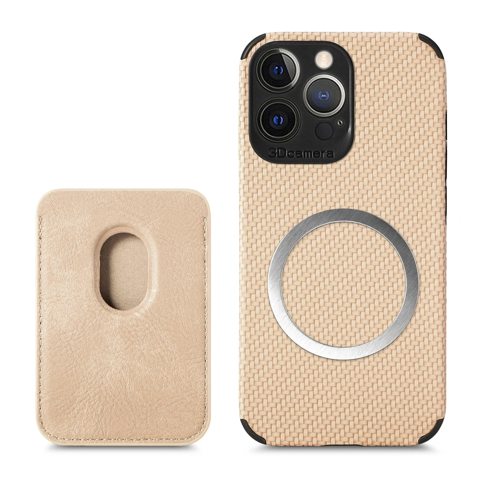 High quality carbon fiber phone case with Magsafe card holder