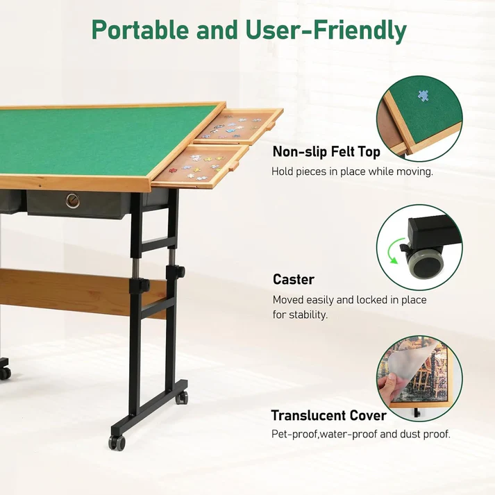 🔥Last day 50% off✨ALL4JIG Jigsaw Puzzle Table with Legs