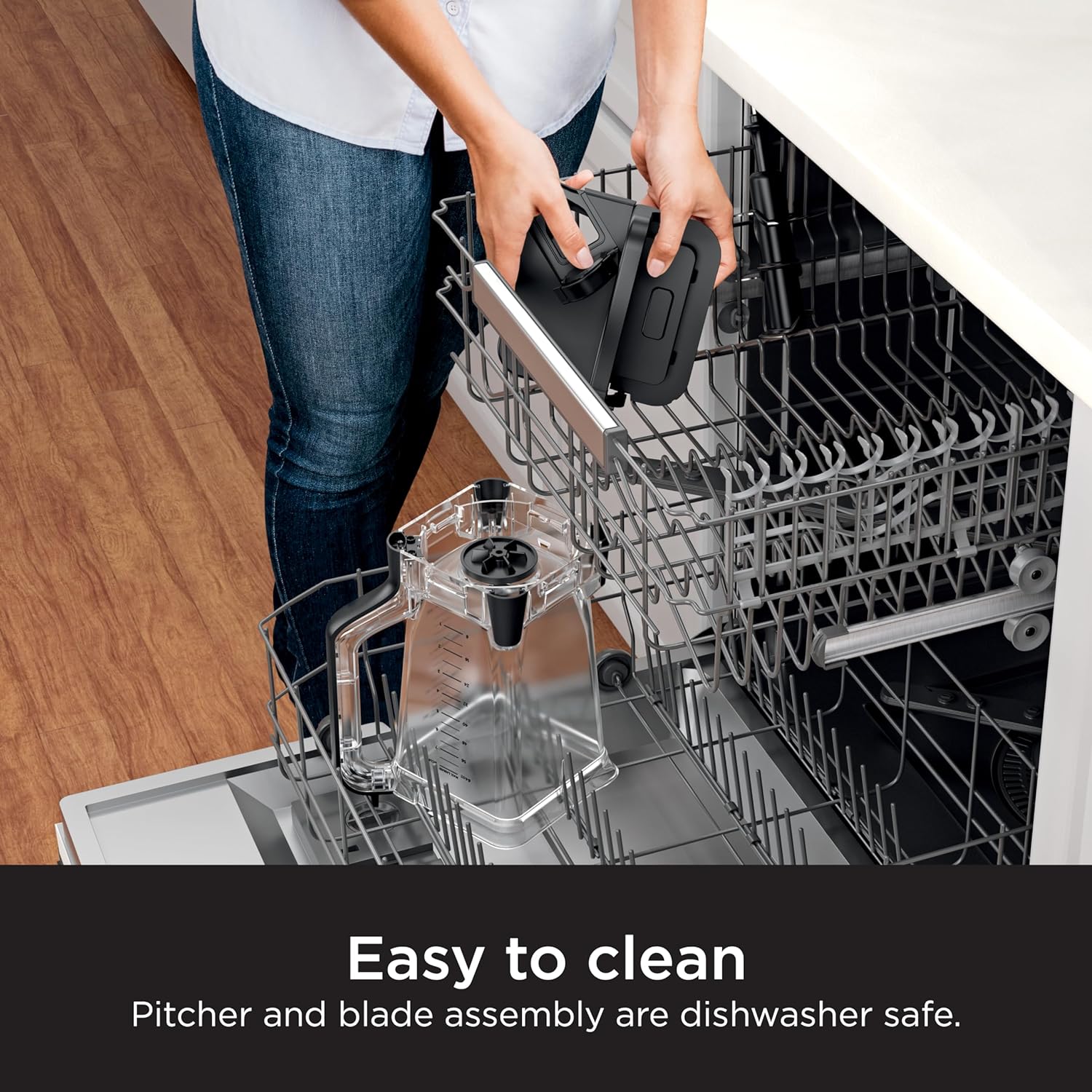 Ninja BL610 Professional 72 Oz Countertop Blender with 1000-Watt Base and Total Crushing Technology for-Smoothies, Ice and Frozen Fruit, Black