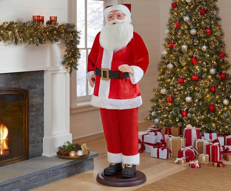 🎅Life Size Animated Dancing Singing Santa Claus Christmas Decoration Prop🎅