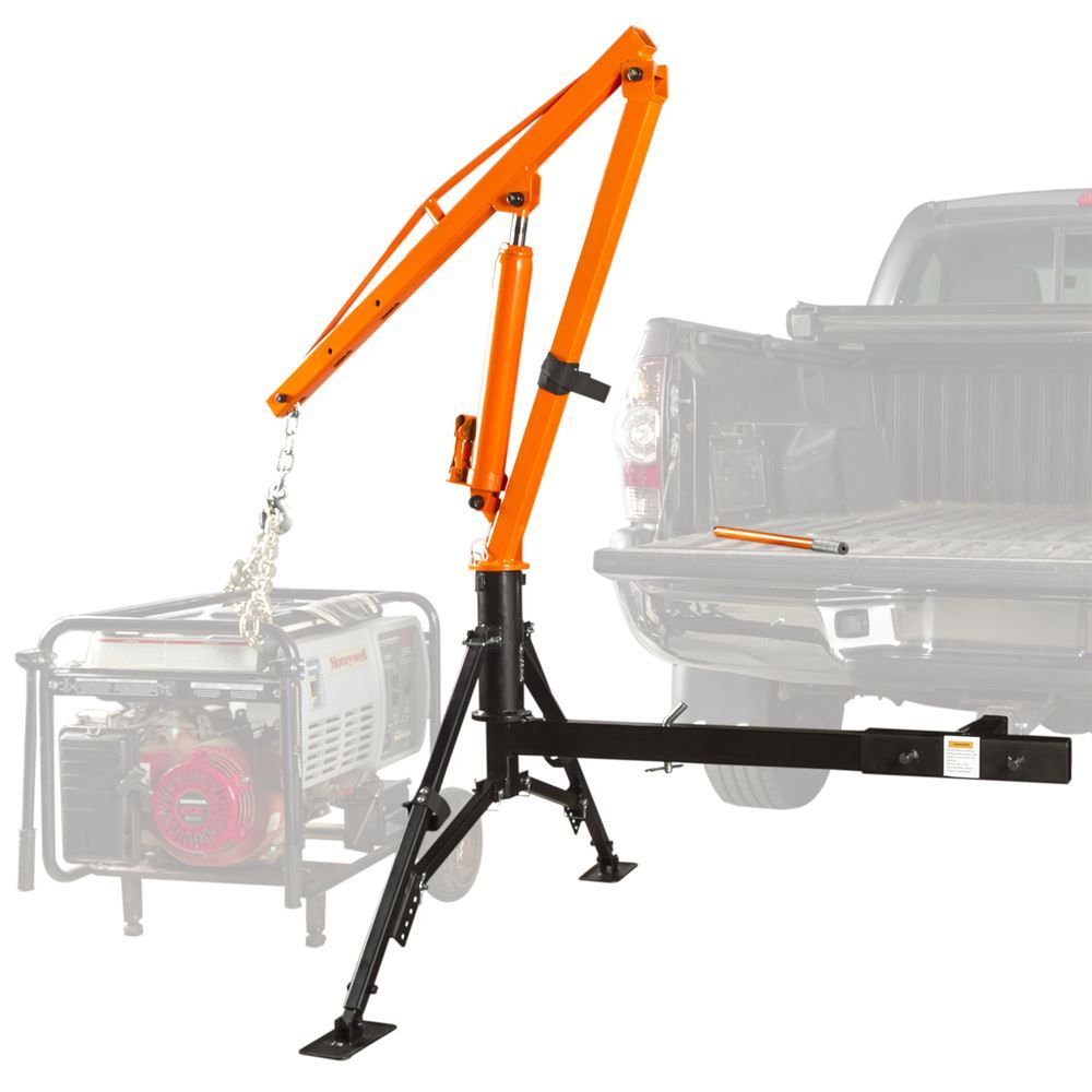 🔥Today's Specials🎉Outdoor Hydraulic Receiver Hitch Crane – 450kg/1000 lbs Capacity