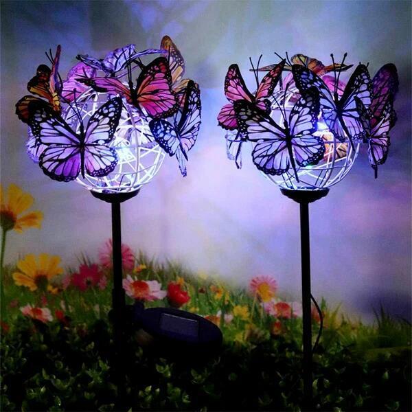 🦋BUY 1 GET 1 FREE - Solar Butterfly Stake Lights 🦋
