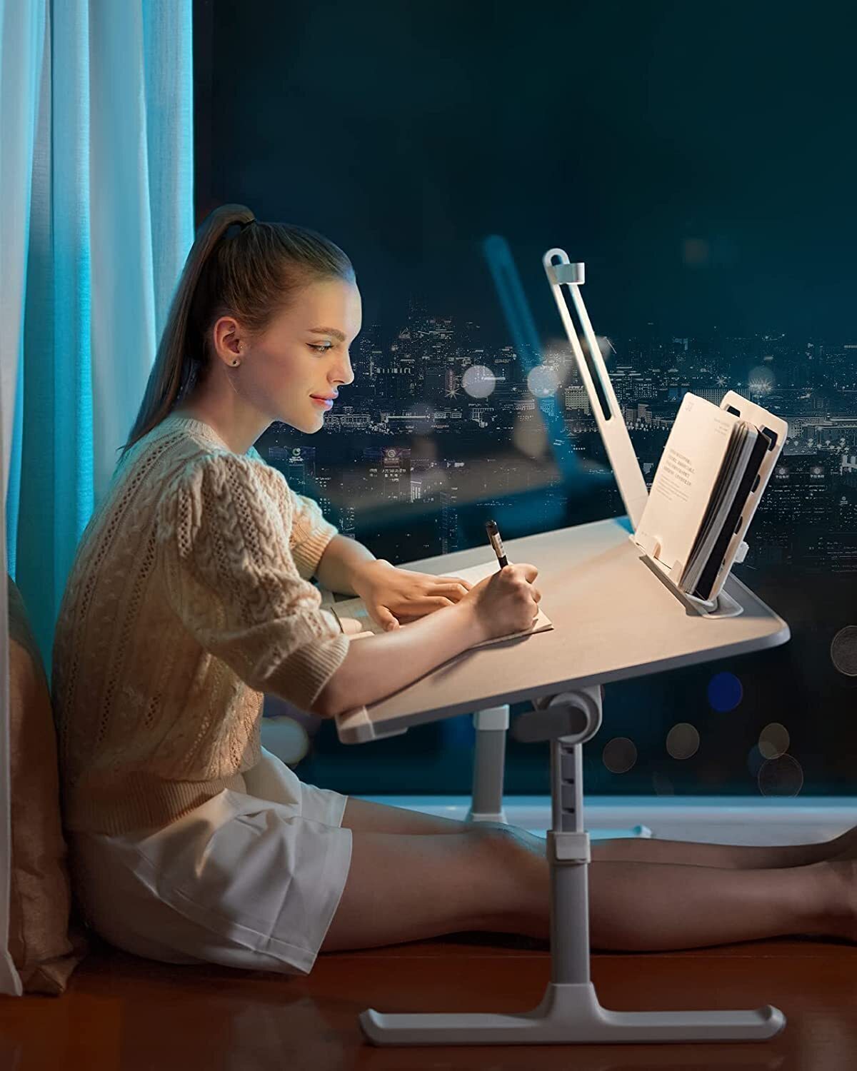 🔥LAST DAY 50% OFF🔥Laptop desk with lamp