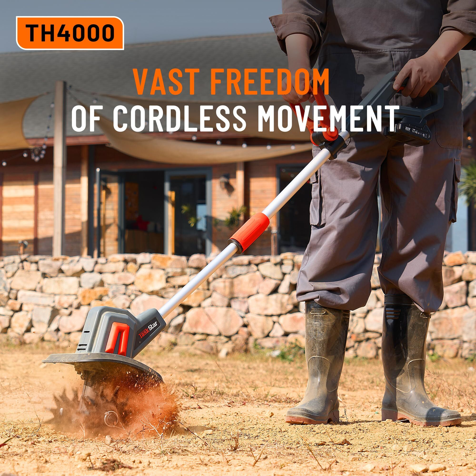 🔥Hot Sale🔥Cordless Tiller Cultivator
