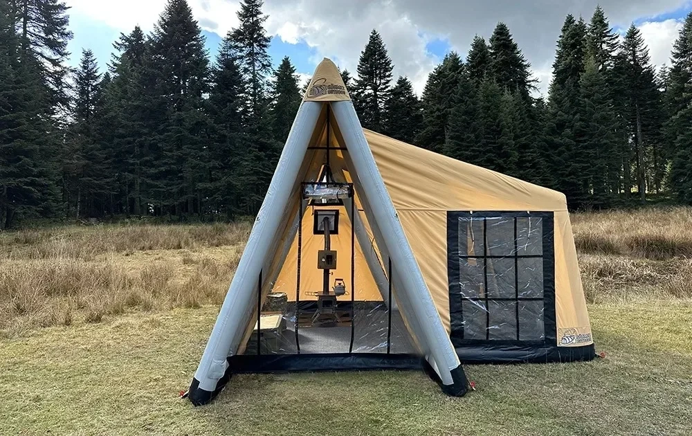 🏕️Light luxury fortress|Inflatable instant molding🔄