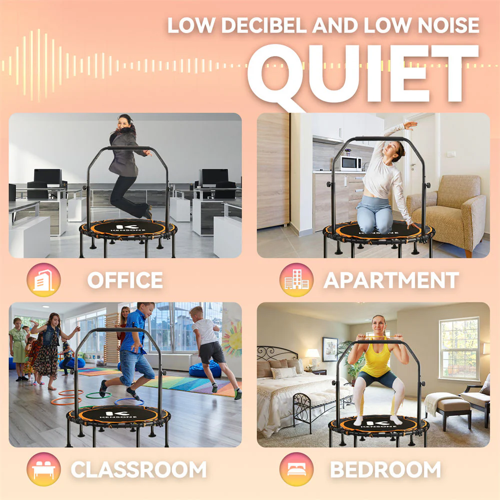 KA U-Bar Bungee Trampoline Orange