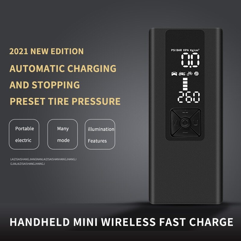 8000mAh Portable Car Air Compressor