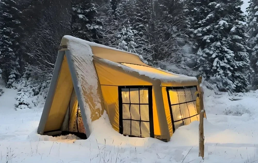 🏕️Light luxury fortress|Inflatable instant molding🔄