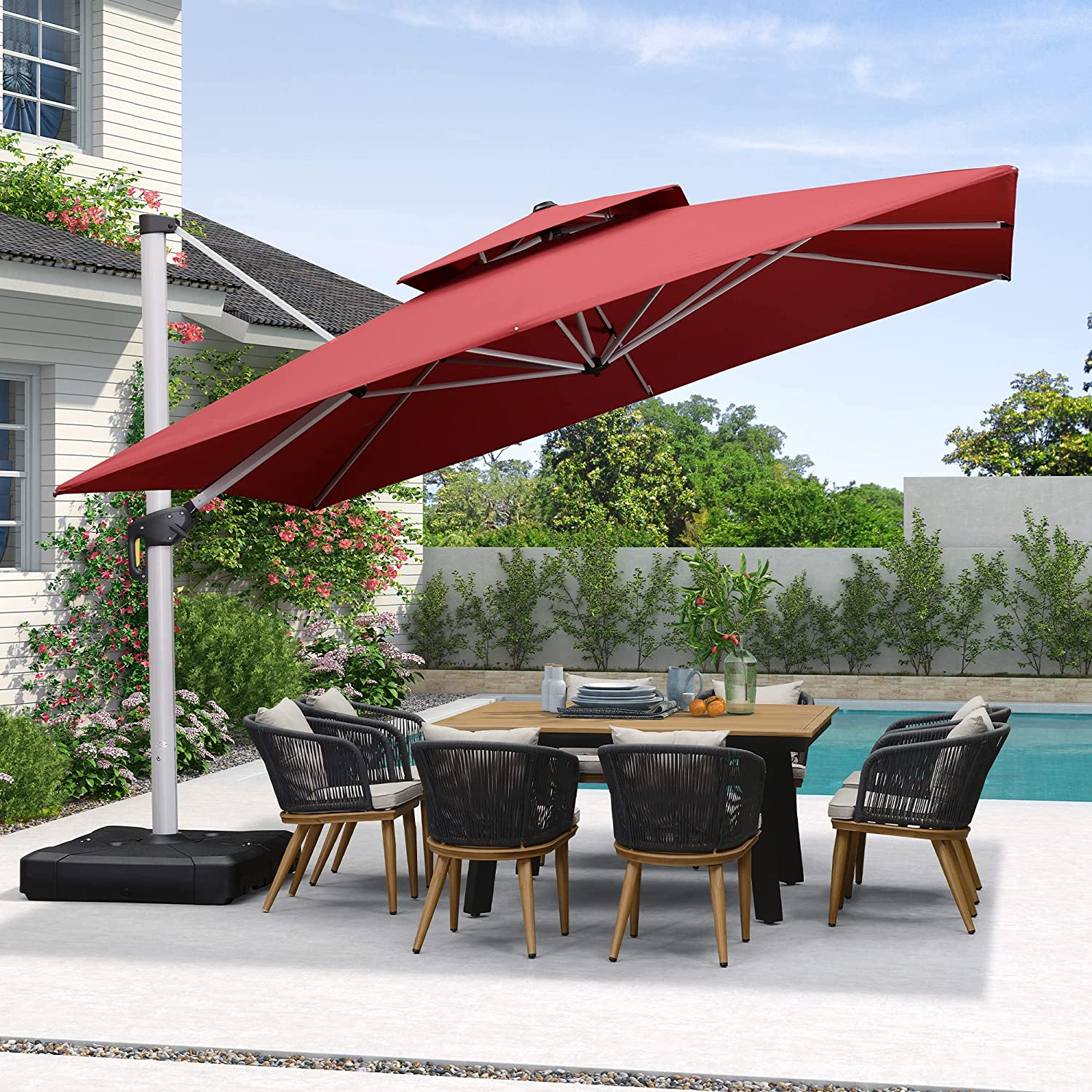 🌞Special Offer💥Solar Powered LED Patio Umbrella
