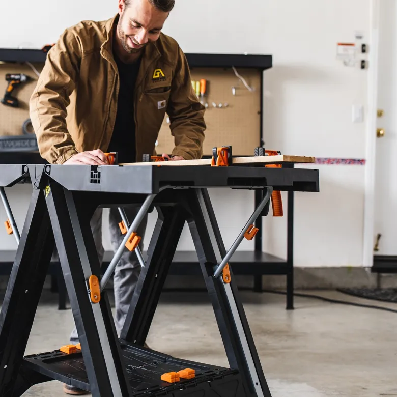 LIMITED STOCK🛠Folding Work Table & Sawhorse