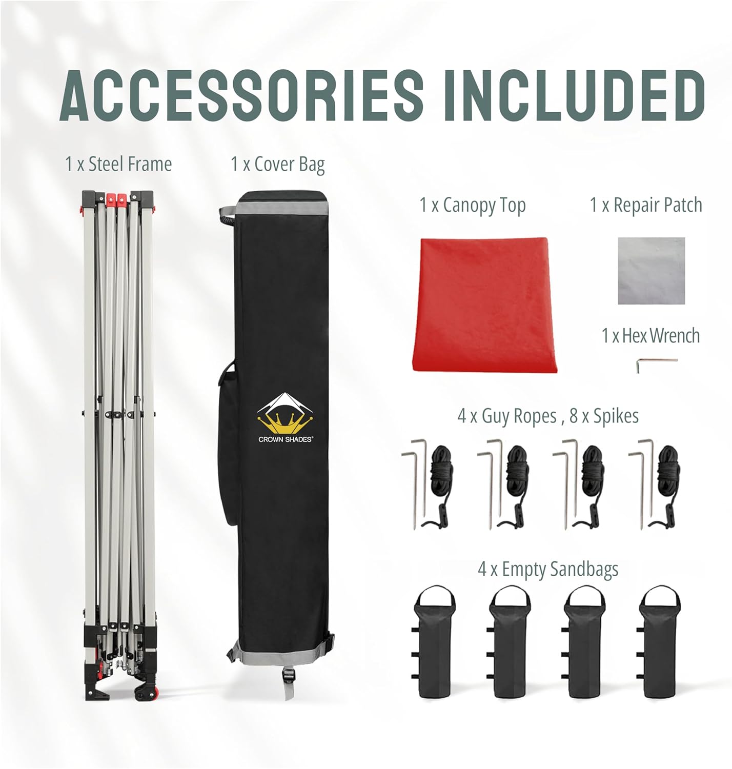 CROWN SHADES 10x10 Pop Up Canopy - Beach Tent with One Push Setup - Easy Outdoor Sun Shade for Events, Parties, Camping - Gazebo with STO-N-Go Cover Bag, Silver Coated Top, Black