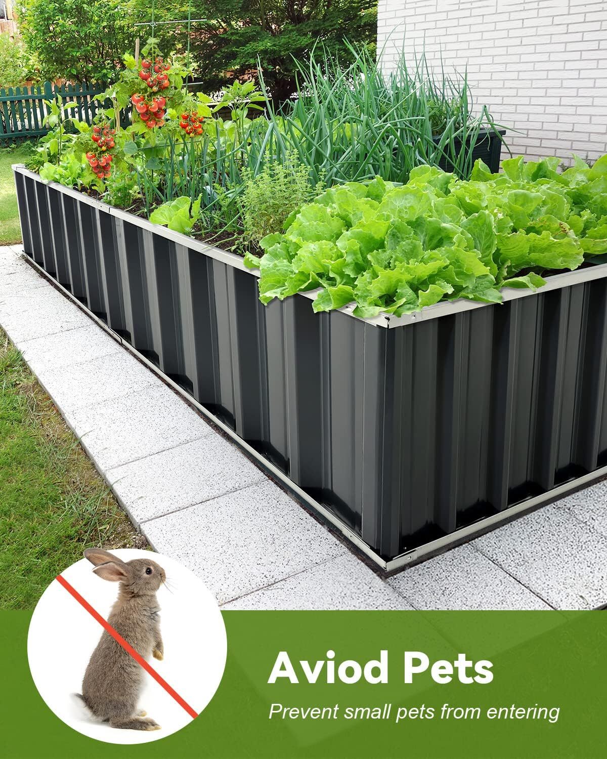 💥Today's Clearance Sale💥Galvanized Raised Garden Bed