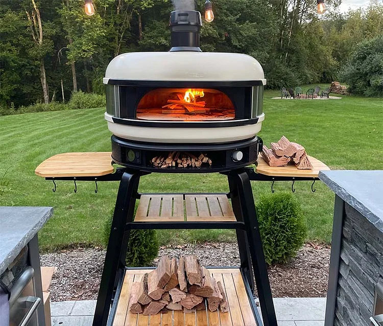 Outdoor Oven Propane Gas & Wood-Fired Dual Fuel