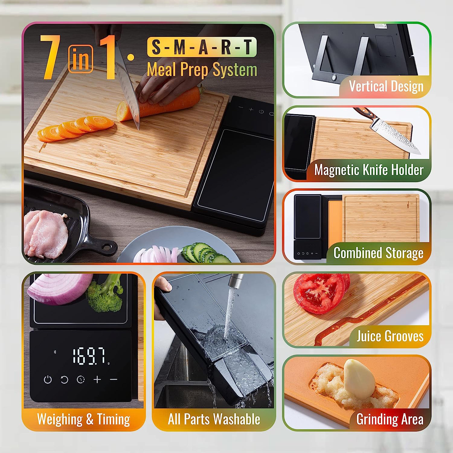 💥Last Day 22.99! 🔥Weighing Cutting Board💖BUY 2 GET FREE SHIPPING💖