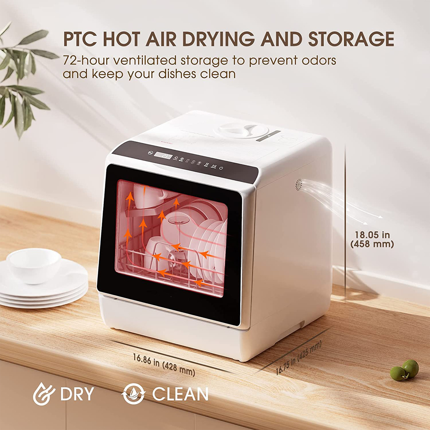 🔥New Year Hot-Sale 60% Off 🔥Portable Countertop Dishwasher