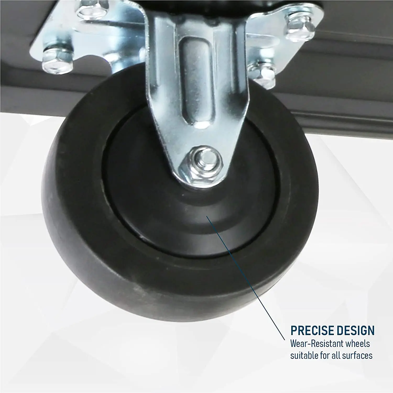 Folding & Rolling Flatbed for Loading, Blue Bumper, 700 Lb. Load Capacity