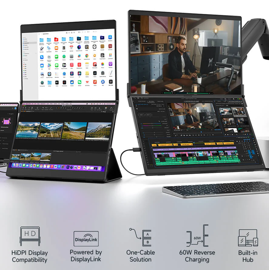 🎯Today's Specials🛠️FlepON Portable Dual Monitor