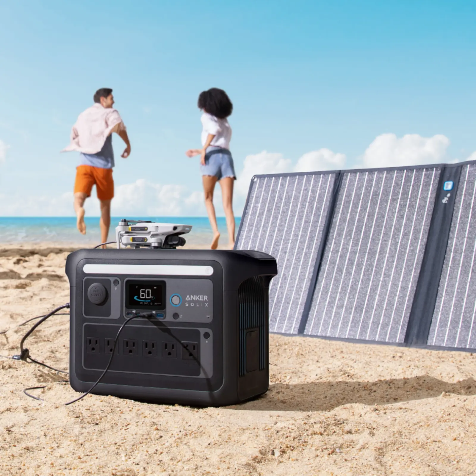 🌈🔥C1000 Portable Power Station | Fast, Powerful & Reliable | 1056Wh LiFePO4 | Solar-Ready