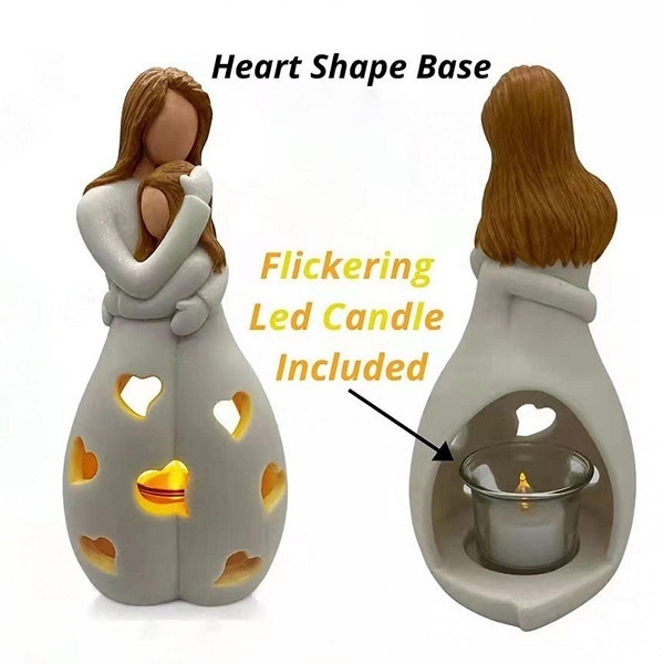 ❤️Mother's Day Sale❤️Mother and Son Hug Candlesticks