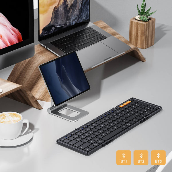 Triple Folding Bluetooth Keyboard