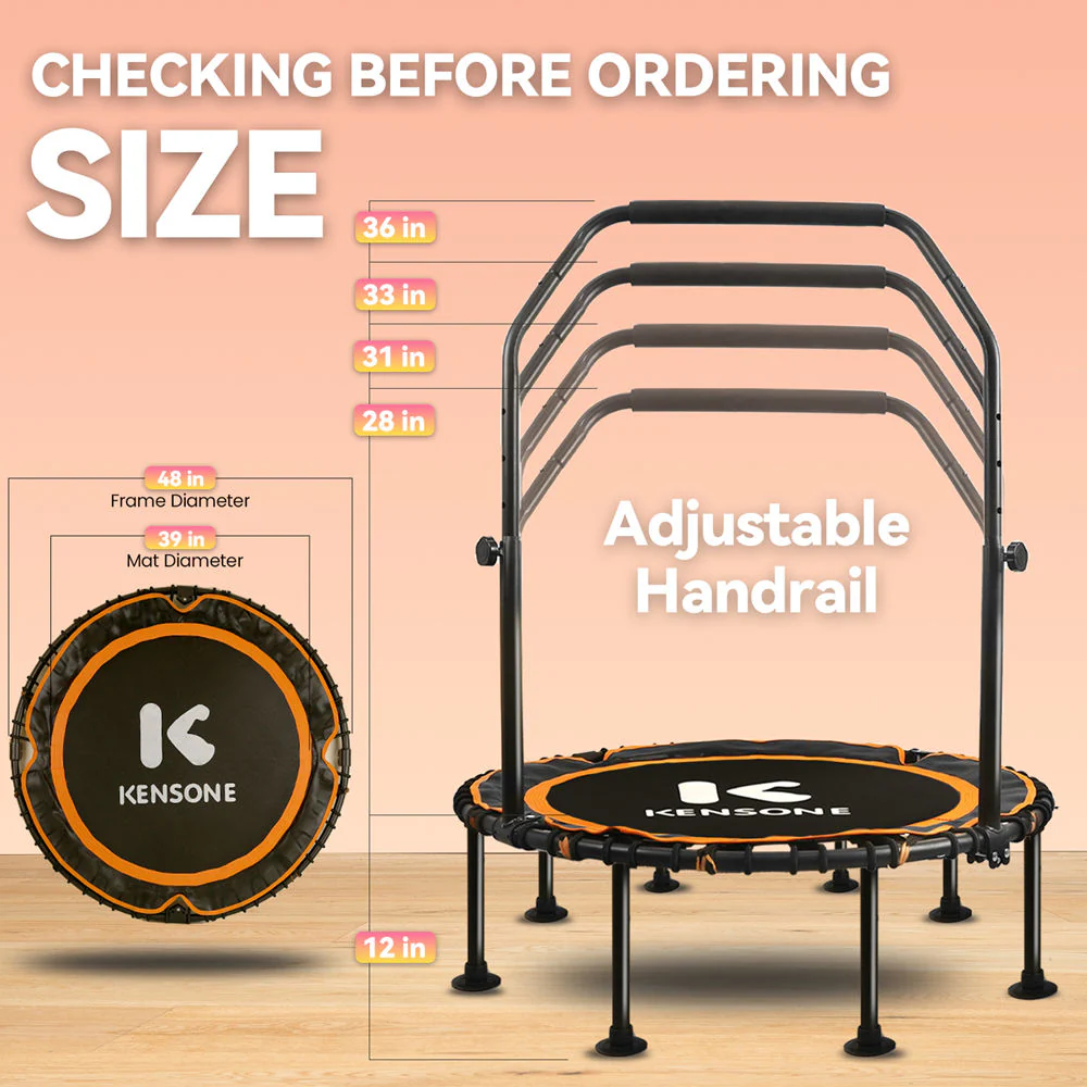 KA U-Bar Bungee Trampoline Orange